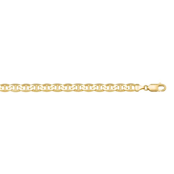  Bracelet à maillons d'ancre plats et solides