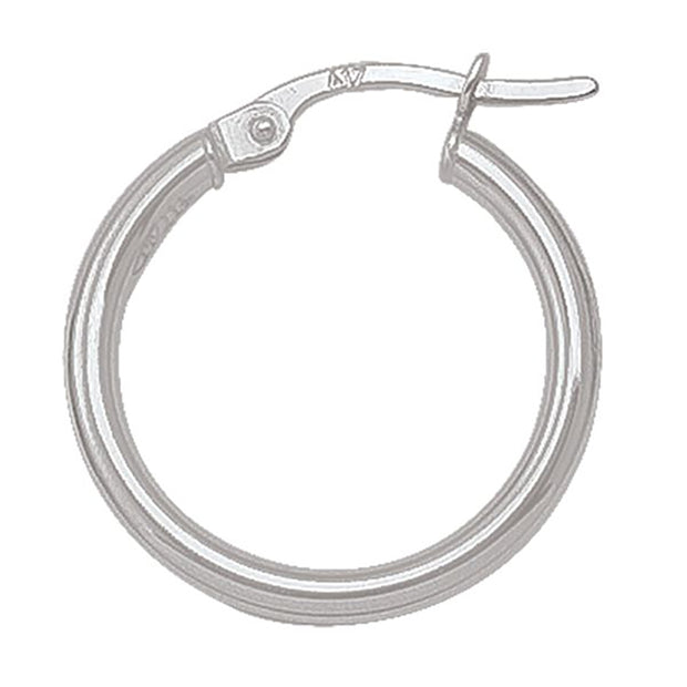 Plain Hollow Hoop Earrings