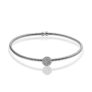 Bangle in 18k Gold with Diamonds