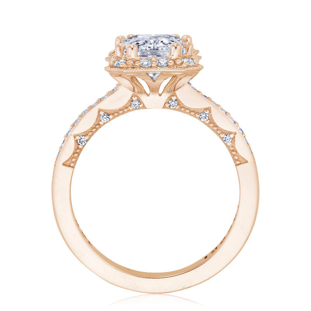 Emerald Bloom Engagement Ring