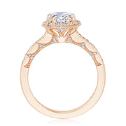 Oval Bloom Engagement Ring