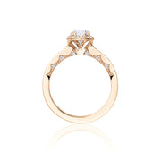 Oval Bloom Engagement Ring