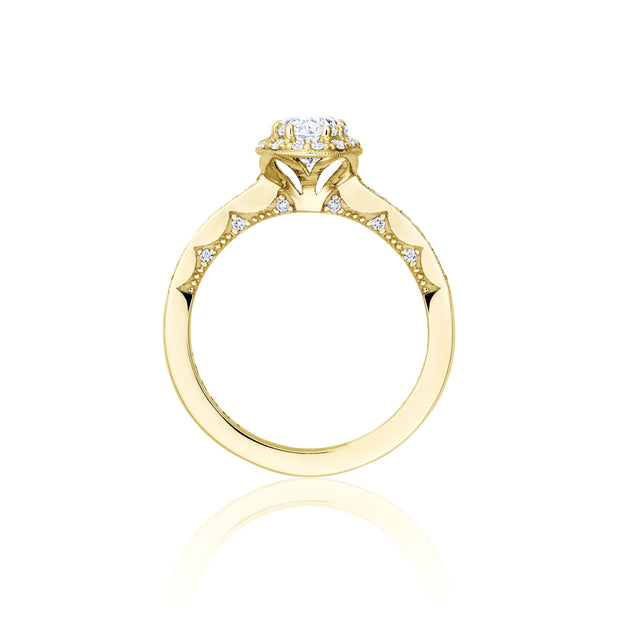 Oval Bloom Engagement Ring