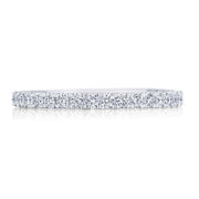 French Pavé Diamond Wedding Band