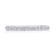 French Pavé Diamond Wedding Band