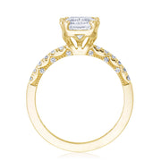 Emerald Solitaire Engagement Ring