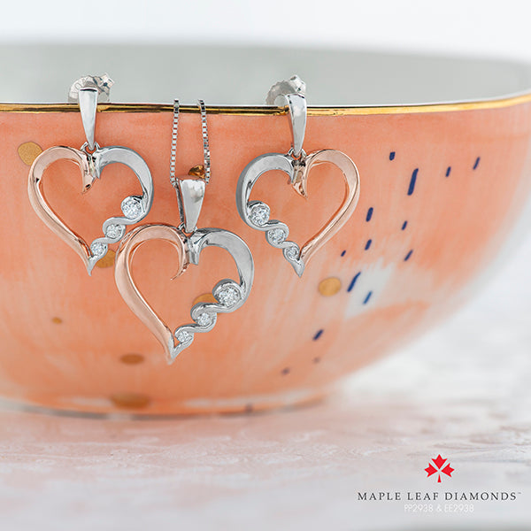 Heart Shaped Canadian Diamond Pendant