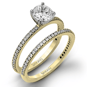 Wedding Set in 18k Gold with Diamonds