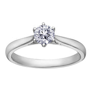 Solitaire Canadian Diamond Engagement Ring