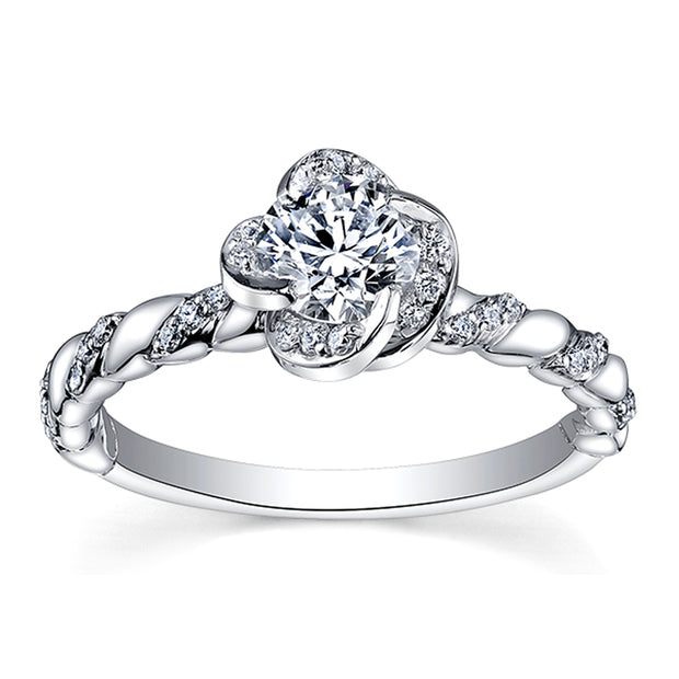 Wind's Embrace Round Canadian Diamond Ring