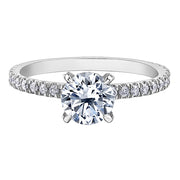 Round Canadian Diamond Solitaire Ring
