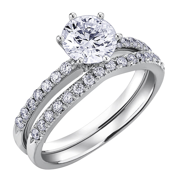 Round Canadian Diamond Solitaire Engagement Ring