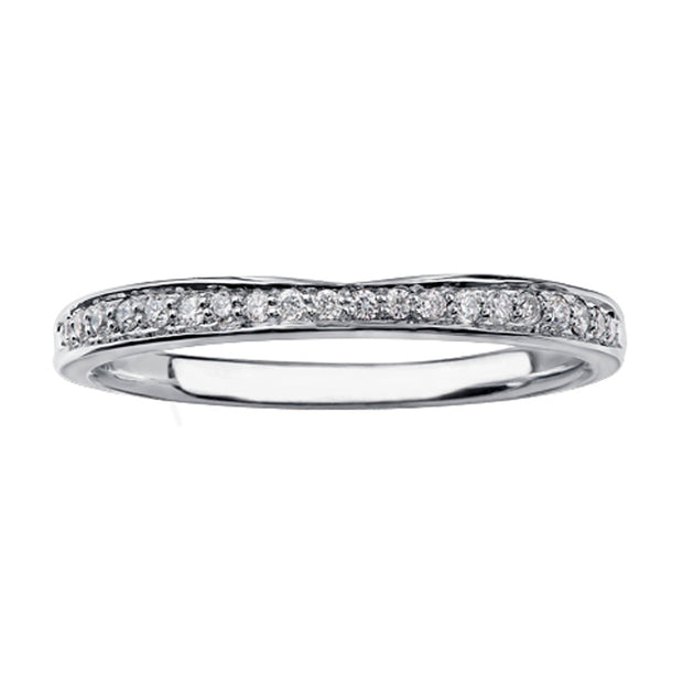 Fitted Diamond Wedding Band