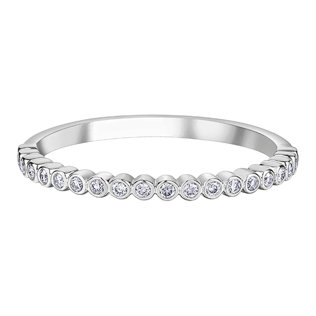 Bezel Set Diamond Band