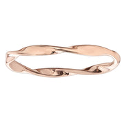 Swirling Canadian Certified Rose Gold Band