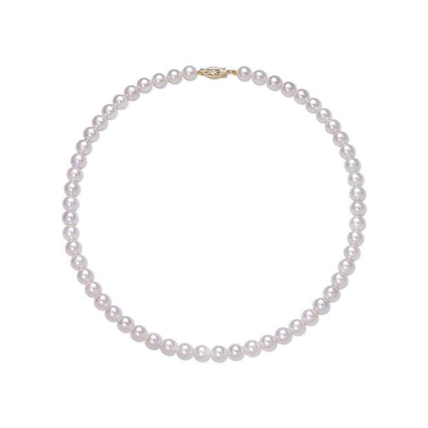 Classic Strand Necklace of Freshwater Pearls