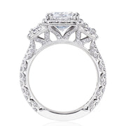 Emerald 3-Stone Engagement Ring