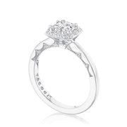 Princess Bloom Engagement Ring