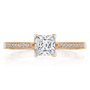 Princess Solitaire Engagement Ring