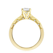 Princess Solitaire Engagement Ring