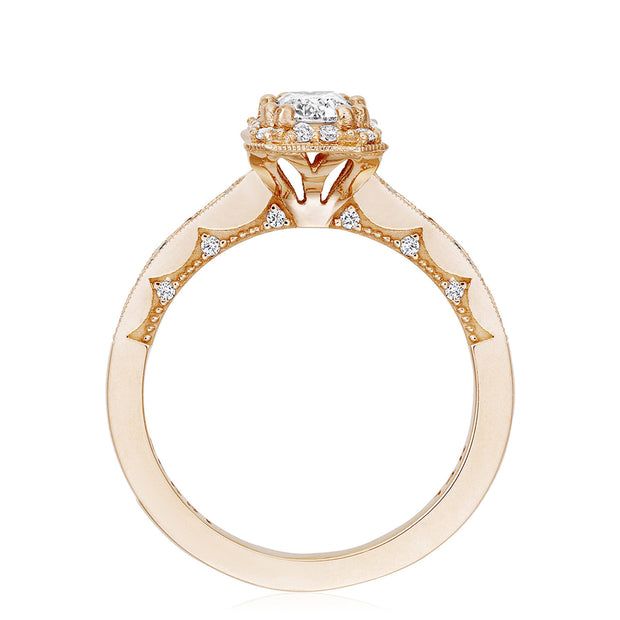 Emerald Bloom Engagement Ring