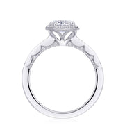 Round Bloom Engagement Ring