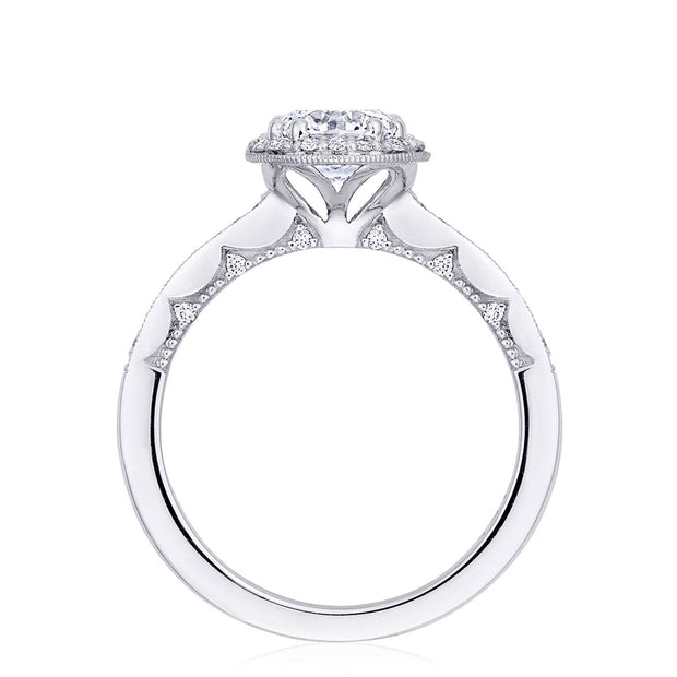 Round Bloom Engagement Ring