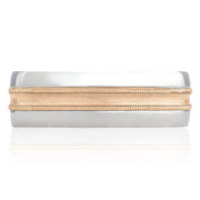 Two-Tone Finish Wedding Band