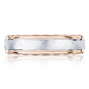 Two-Tone Finish Wedding Band