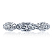 Twist with Diamond Accent Wedding Band