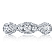 Twist with Diamond Accent Wedding Band