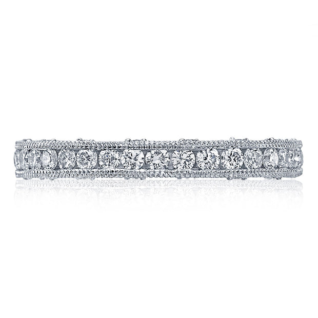 Channel Set Wedding Band