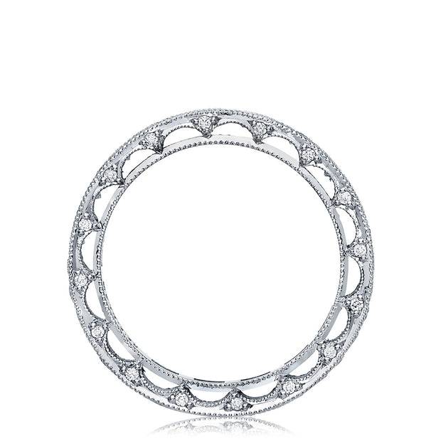 Channel Set Wedding Band