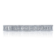 Channel Set Wedding Band