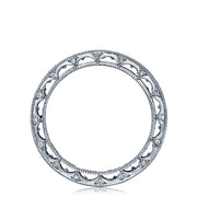 Channel Set Wedding Band