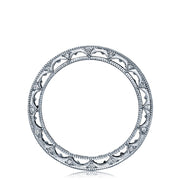 Channel Set Wedding Band