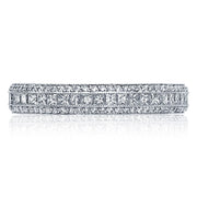 Channel Set Wedding Band