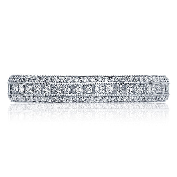 Channel Set Wedding Band