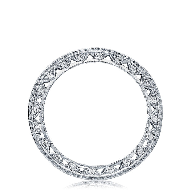 Channel Set Wedding Band