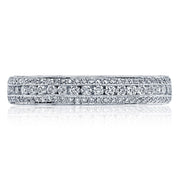 Channel Set Wedding Band