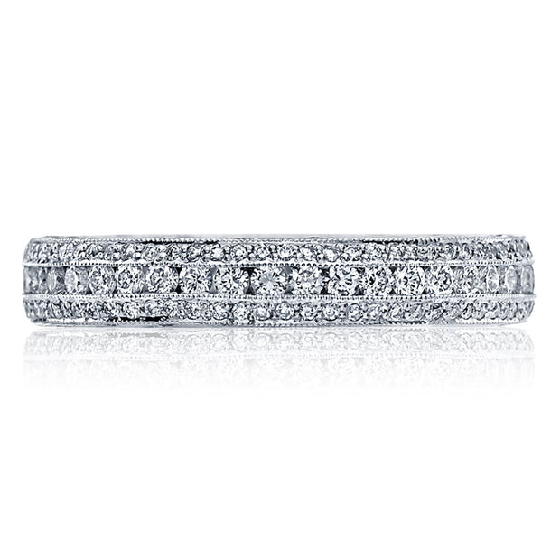 Channel Set Wedding Band