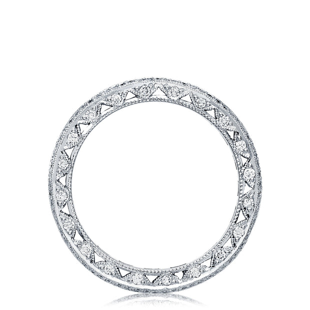 Channel Set Wedding Band
