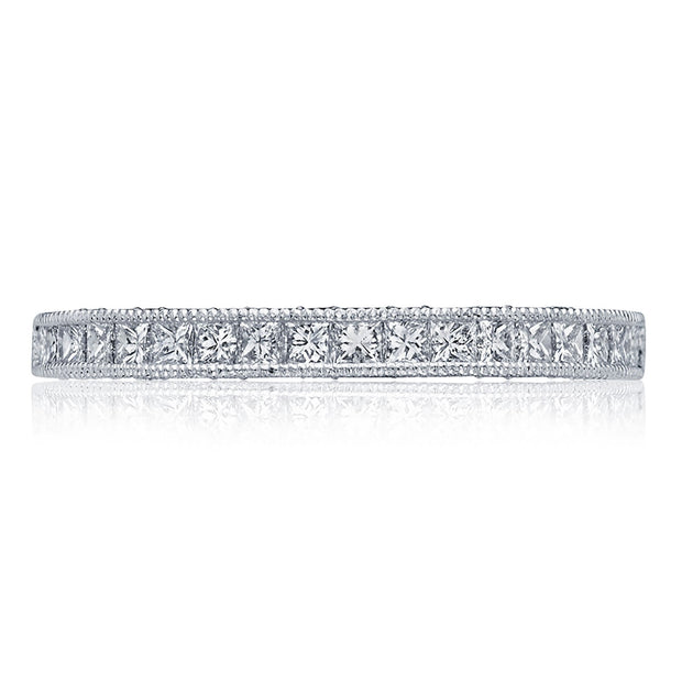 Channel Set Wedding Band