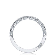 Channel Set Wedding Band