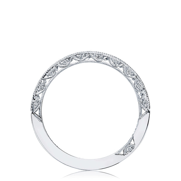 Channel Set Wedding Band