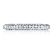 Channel Set Wedding Band