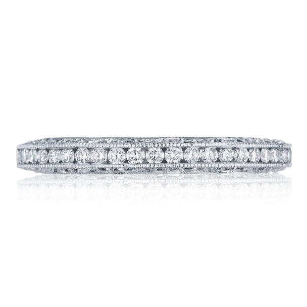 Channel Set Wedding Band