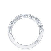 Channel Set Wedding Band