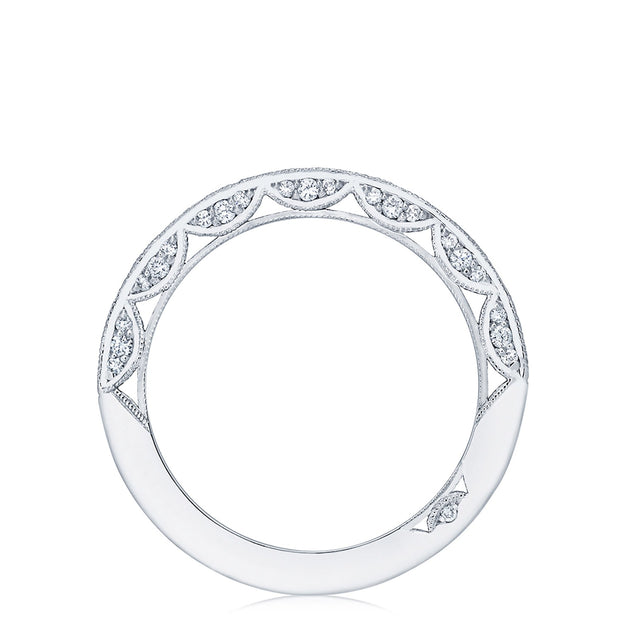 Channel Set Wedding Band