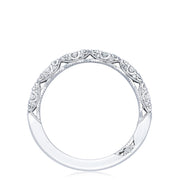 Marquise Shape Design Detail Wedding Band